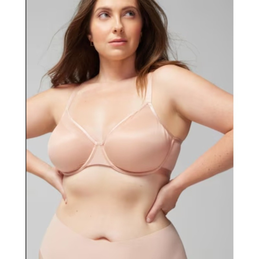 Soma Unbelievable‎ Lift Perfect Coverage Bra 34G Pink Full Support Underwire